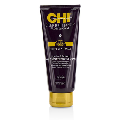 

CHI - Deep Brilliance Olive & Monoi Soothe & Protect Hair & Scalp Protective Cream 177ml6oz