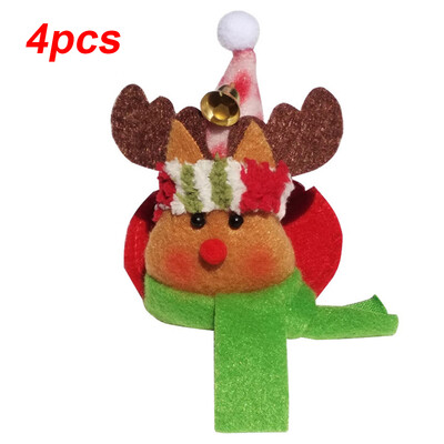 

Christmas Cloth Mat Coasters Dining Table Mat Home Dinner Decoration Ornament US