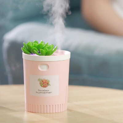 

Multi-meat humidifier mini office bedroom air purification creative home two-stage way humidification hydration anti-dry white