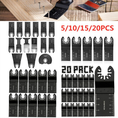 

2015105pcs Oscillating Multi Tool Bi-metal Straight Wood Cutting Saw Blades Kit