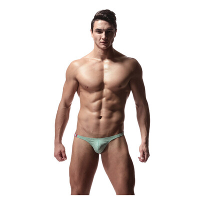 

Tailored Mens Sexy Underwear Solid Color Medium&Low Waist Thong Panties