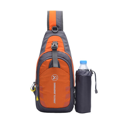 

Sling Bag Chest Shoulder Backpack Crossbody Bags With Bottle Holder For iPad Tablet Outdoor Camping Hiking