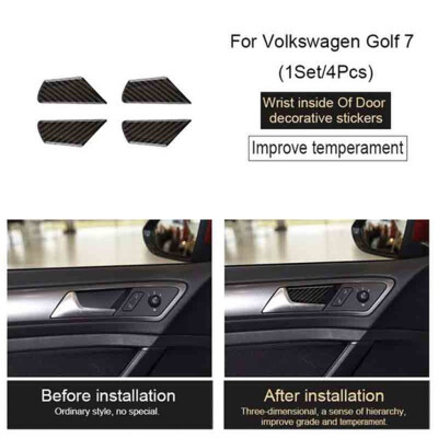 

Replacement For Golf7 MK7 2013-2017 Inside Handle Door Wrist Decorative Stickers Inner Door Bowl Decal