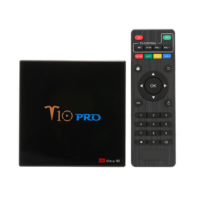 

T10 PRO Smart Android 81 TV Box Cortex-A53 S905X2 Quad-core UHD 4K VP9 H265 4GB64GB Dual-band Wi-Fi Bluetooth41 HD Media Playe