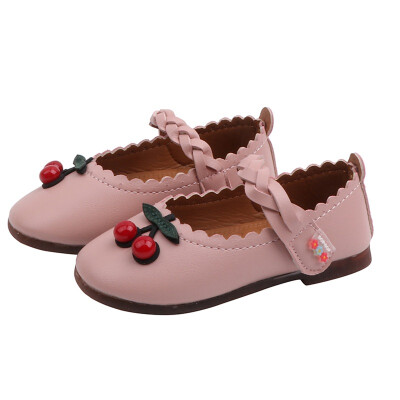 

Children Princess Flat sneakers Autumn Girls baby Soft Sole Single Shoes Kids Leather Shoes Girls dance Shoes