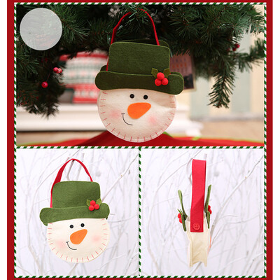 

Gobestart Non-woven Christmas Christmas Eve Apple Gift Bag
