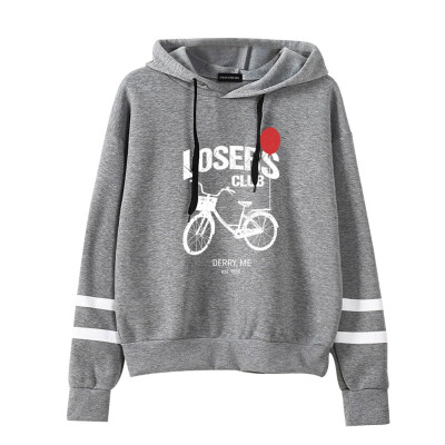 

New Fashion Women The Losers Club Bike Sweatshirt Hoodie Letter Printing Hooded Sweatshirt Pullover Long Sleeve Causal Hoodie