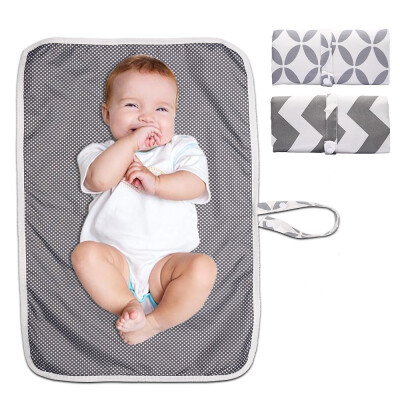 

Baby Portable Foldable Washable Compact Travel Diaper Changing Mat Waterproof Baby Floor Change Play Pad