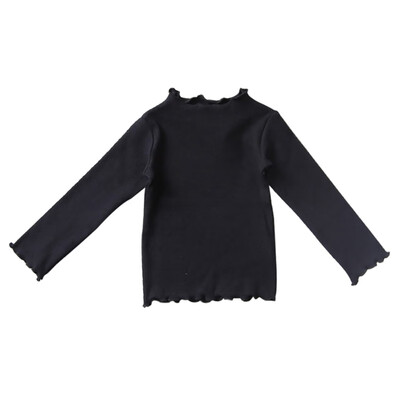 

Autumn Casual Baby Girl T-Shirts Cute Long Sleeve Solid Striped Print T-Shirts Kids Tops T-Shirts Casual Blouse
