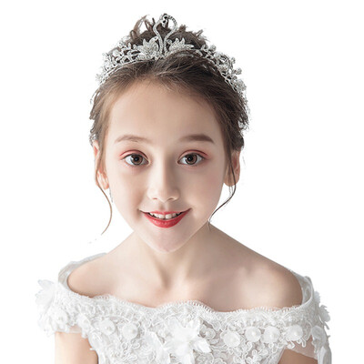 

Fashion Crystal Tiara Hairband Kid Girl Bridal Princess Prom Crown Party Accessories Children Princess Prom Crown