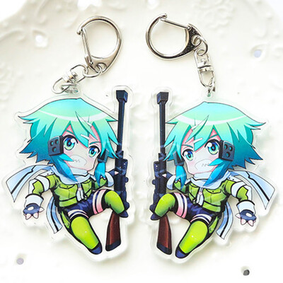 

Sword Art Online ソードアート・オンラインAnime Periphery Kirin Yasna Shino Acrylic Keychain Pendant
