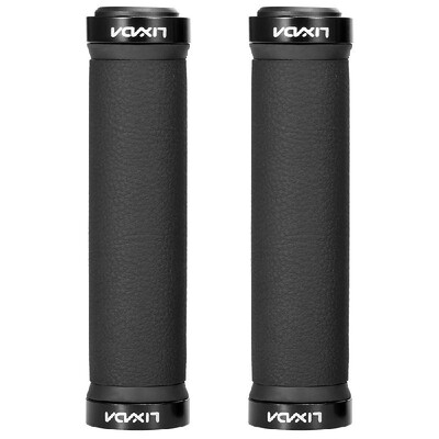 

Lixada 2PCS Bike Handlebar Grips Lock-on Cycling Grips MTB Road Bike Fiber Leather Handle Bar Grips with End Plug