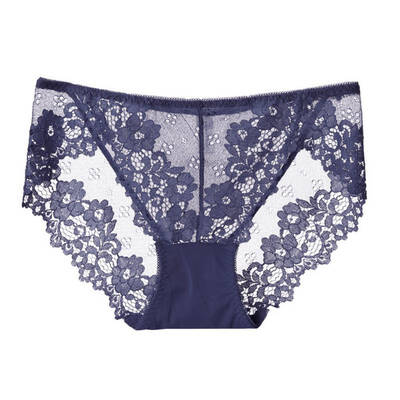 

ROPALIA 8 Colors 2 Styles Sexy Lace Panties Women Sexy Lingerie Thongs Soft Breathable Briefs Translucent Seamless Cotton Panty