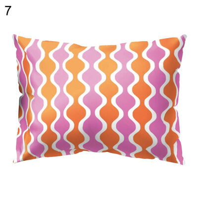 

Circle Flower Fruit Pillow Cover Cushion Case Home Car Sofa Bedroom Hotel Decor