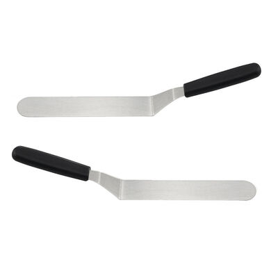 

Cake Decorating Icing Scraper Cream Spatula Set 681011 Inch Wooden Handle Stainless Steel Offset Scraper Supplies