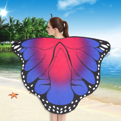 

Gobestart Soft Fabric Butterfly Wings Shawl Fairy Ladies Nymph Pixie Costume Accessory