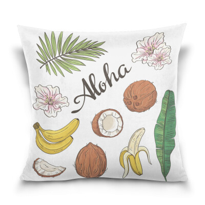 

ALAZA 16 X 16 inch Pillow Case Decorative Cushion Cover Fruits Pattern Pillowcase