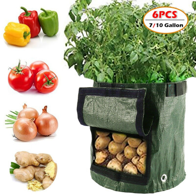 

710 Gallons Garden Bag with Handles UV Protection PE Planting Grow Bag Vegetables Planter Bags