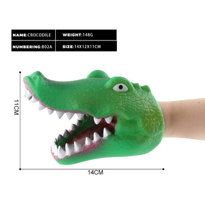 

Siaonvr Simulation Animal Head Model Hand Puppet Toy Doll Gloves Baby Child Gift