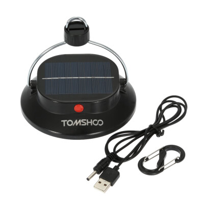 

TOMSHOO 200LM 12LED 3 Mode Outdoor Indoor Portable Camping Lamp Tent Campsite Hanging Lamp Rechargeable Battery Powered by Solar