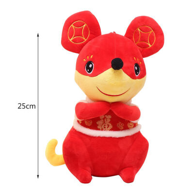

Gifts For the New Year Rat Year Rat Mascot Doll Plush Toy Cartoon Animals 2020 Chinese New Year Zodiac Animal Mascot Toys Gifts