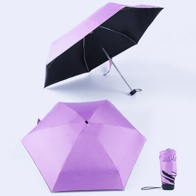 

Small Fashion Folding Rain Umbrella Women Men Gift Mini Parasol Pocket Girls Anti-uv Waterproof Travel Laptop Umbrella