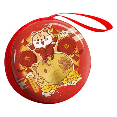 

2020 New Year Xmas Coin Purse Zipper Candy Gift Boxes Christmas Tree Decorations for Home Ornaments Adornos De Navidad