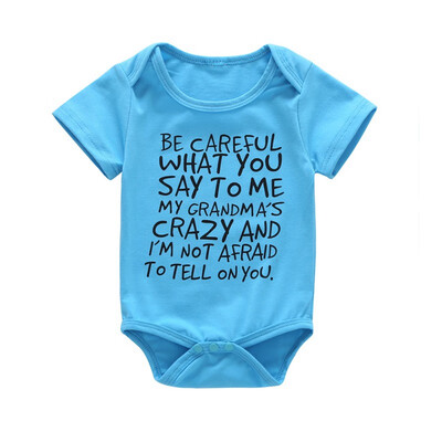 

Newborn Baby Romper For Boy Girl Infant Clothes Letter Print Cotton Romper Jumpsuit Outfit Summer