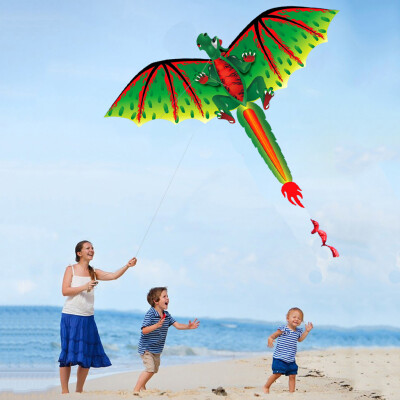 

YIWULA3D D-ragon K-ite Kids Toy Fun Outdoor Flying Activity Game Children With Tail