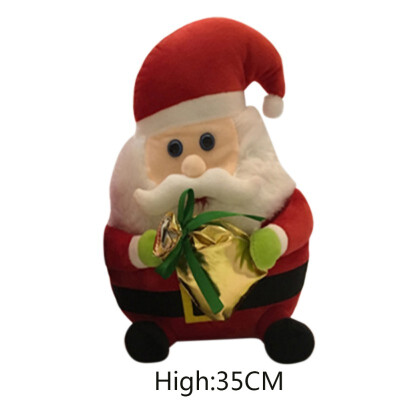 

Christmas Party Supplies Cute Santa Claus Plush Doll Activity Gift Pendant Christmas Decoration for home