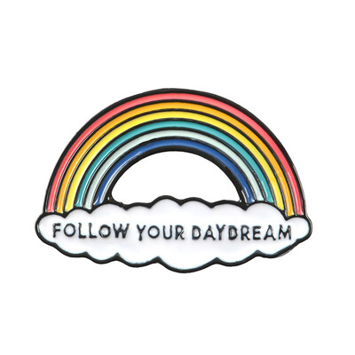 

Cloud Rainbow Designed Pin Brooch Clothes Bag Collar Pins Brooches Jewelry