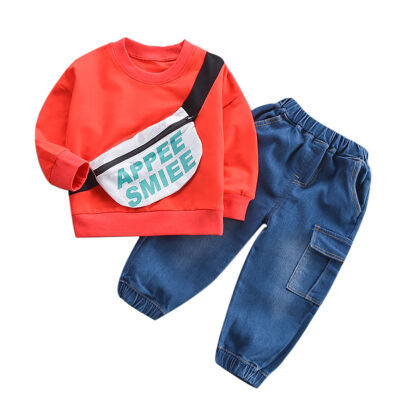 

Infant Clothing For Baby Girls Clothes Set 2019 Autumn Winter Baby Boys Clothes T-shirtPant Costume Outfit Suit Newborn Clothes