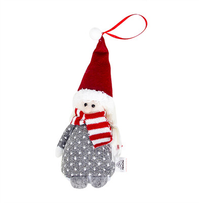 

Gobestart hristmas Tree Creative Decoration Pendant Cute Santa Snowman Doll Pendant