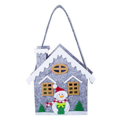 

Tailored Christmas Flannelette Handbag Gift Party Pouch Xmas Candy Organza Candy Bag
