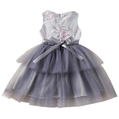 

1-6T Summer Tutu Dress For Girls Dresses Kids Clothes Wedding Events Flower Girl Dress Birthday Party Costumes Children Clothing