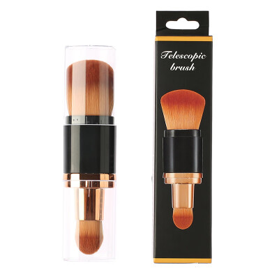 

Retractable Makeup Brush Loose Powder Brush Foundation Brush Blush Brush Double-end Cosmetic Brush