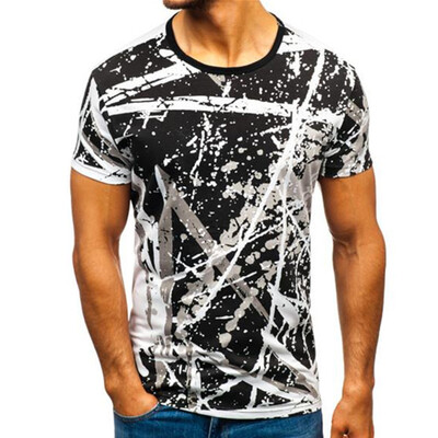 

Mens Military T-Shirt Army Camo Combat Tee Summer Beach Short Sleeve Casual Top