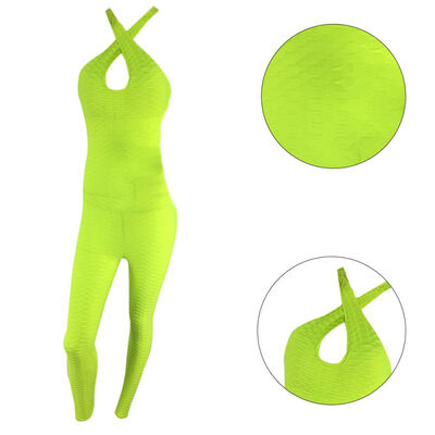 

Textured Hollow Bodysuit Fitness Playsuit Mesh Sexy Women Jumpsuit Tank Romper Catsuit Womens Jumpsuit