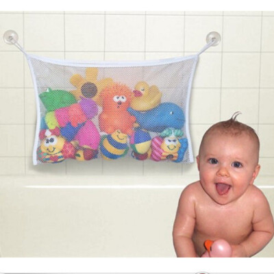 

2018 New Baby Toy Mesh Bag Bath Bathtub Doll Organizer Suction Bathroom Stuff Net S4