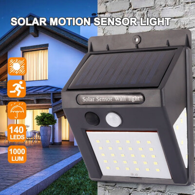 

1pc Solar Powered Waterproof Outdoor Garden Sensor Light Security Wall Light Lamp Night Led Lights