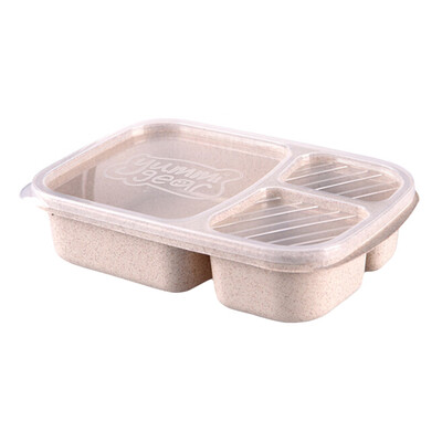 

Compartments Lunch Box Food Storage Container for Kids Adults Picnic Meal Prep Portion Container Lunch-Boxes