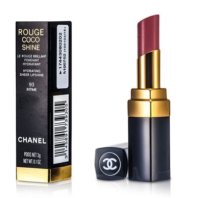 

CHANEL - Rouge Coco Shine Hydrating Sheer Lipshine - 93 Intime 3g01oz