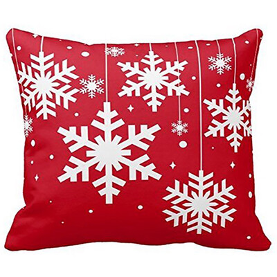 

JPGIF Merry Christmas Pillow Cases Cotton Linen Sofa Cushion Cover Home Decor