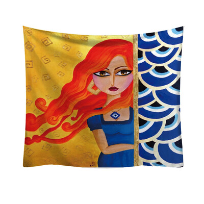 

Toponeto Fashion Tapestry Creative Pattern Fresh Style Decorative Tapestry Home Decor