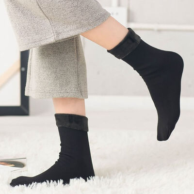 

Snow Stock Floor Ankle Outwear Socks Women\\\s Tube Socks Fall Winter Velvet Plus Thick Warm Socks