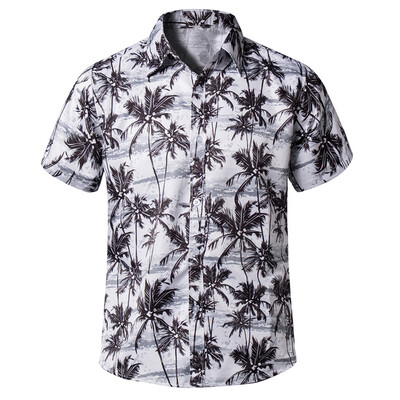 

Toponeto Spring&Summer Fashion Couple Personal Printed Short-sleeved Beach Tops