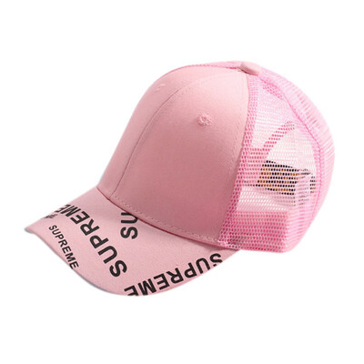 

2019 New Summer Boys Girls Baseball Cap Toddler Children Letter Printed Tennis Casual Hip Hop Sun Snapback Caps