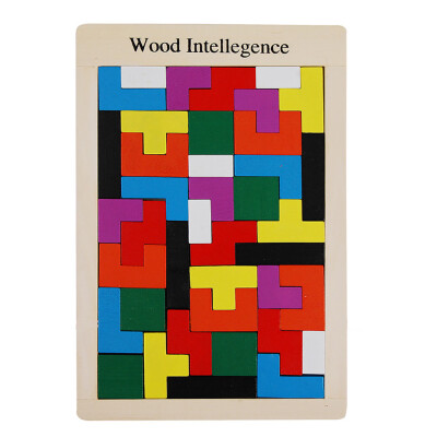 

YIWULAWooden Puzzles Didactic Educational Toy 40 Pcs Intelligence Educational Toy