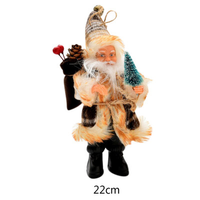 

Christmas Tree Ornaments Santa Claus Toy Doll Hanging Posture Window Decorations Party Table for Home Christmas Tree Xmas Gift
