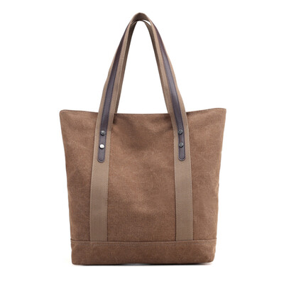 

Tailored Women Fashion Large Capacity Canvas Single Shoulder Bags Travel Shopping Totes